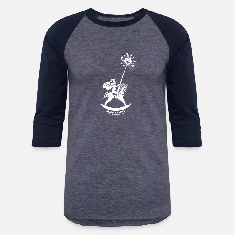 knight's battle wooden horse T-shirt