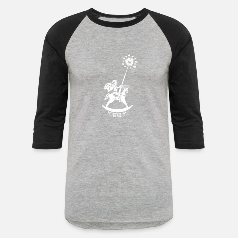 knight's battle wooden horse T-shirt