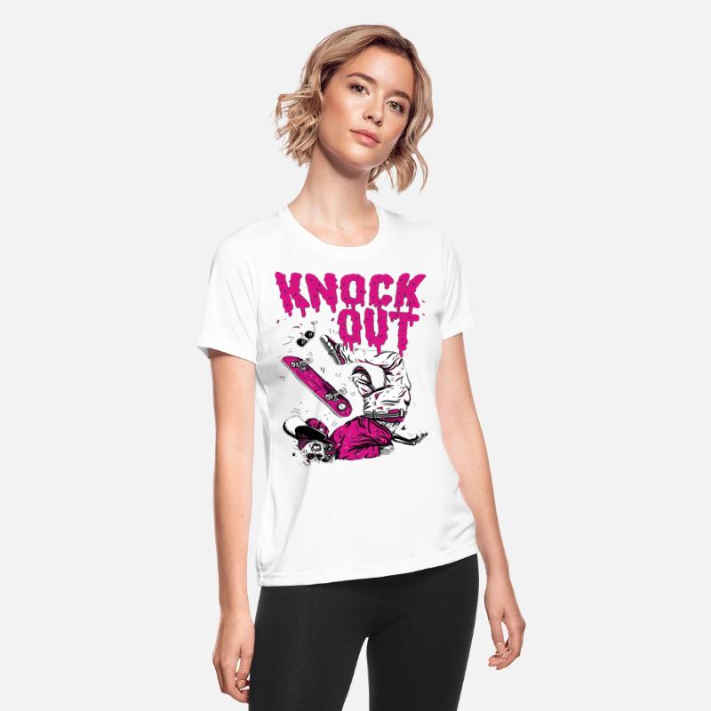 Knock Out Skateboarding Illustration
