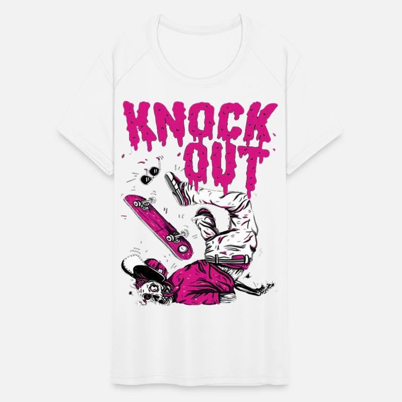 Knock Out Skateboarding Illustration