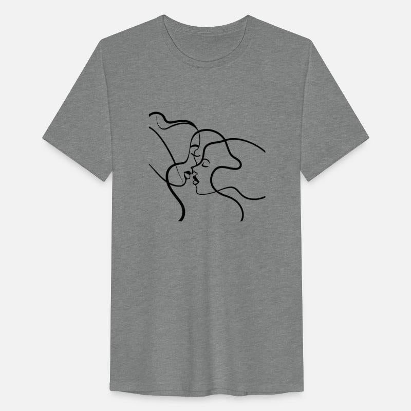 Lesbian Couple Line Art