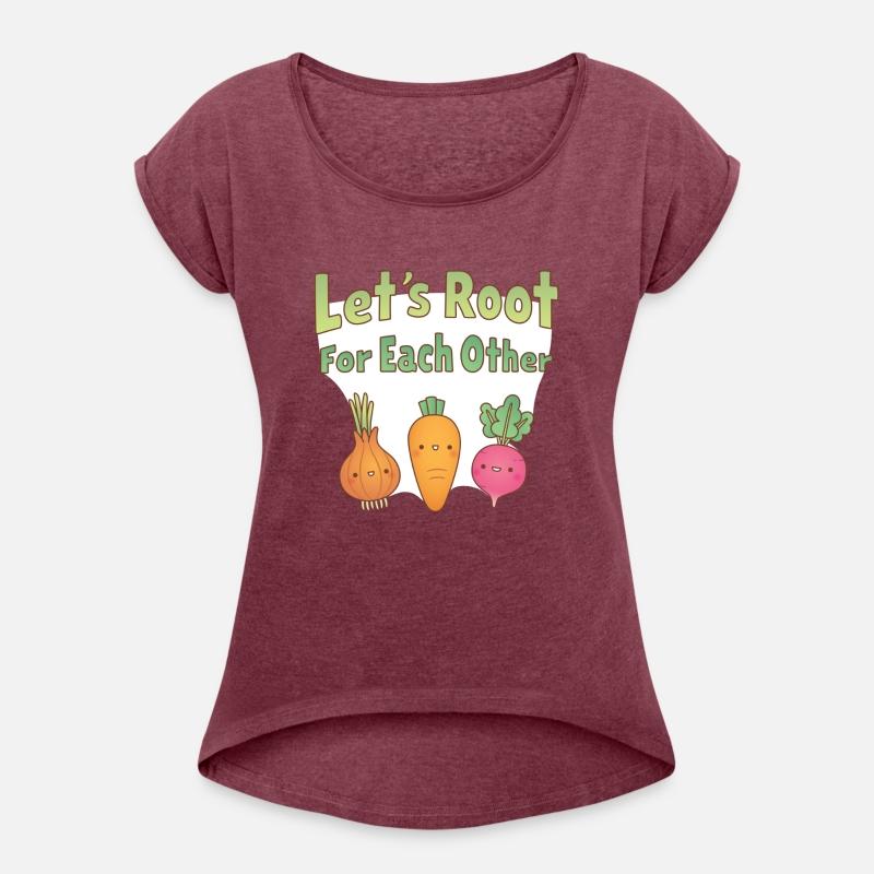 Lets Root For Each Other Vegetables Pun