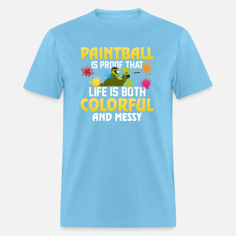 Life Is Colorful And Messy. Tactical Player Paintb