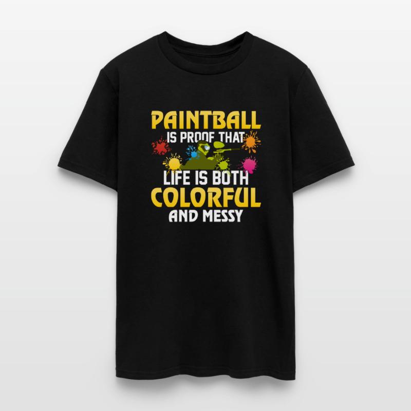 Life Is Colorful And Messy. Tactical Player Paintb