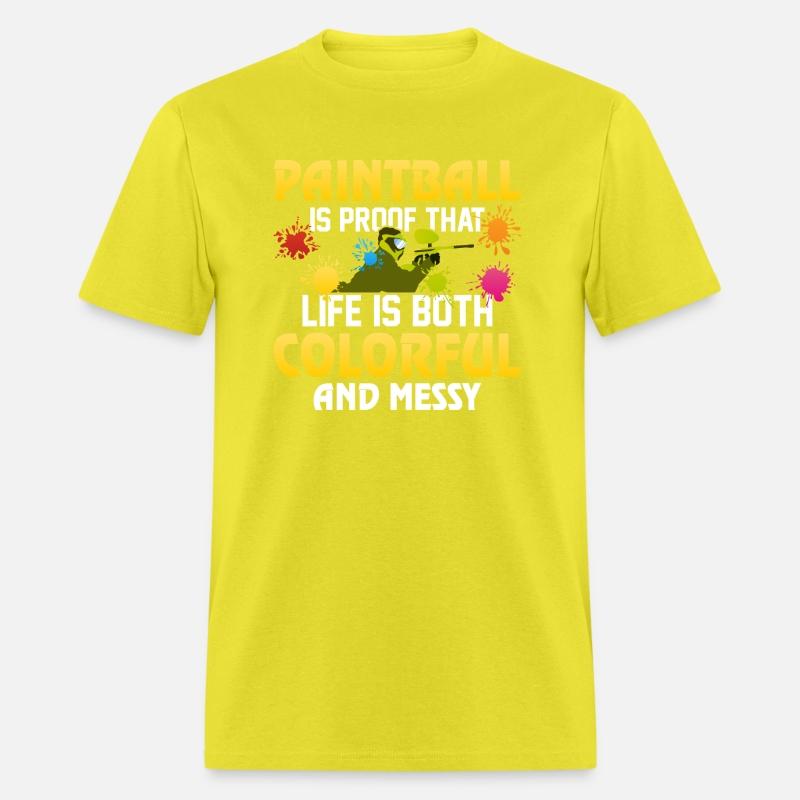 Life Is Colorful And Messy. Tactical Player Paintb