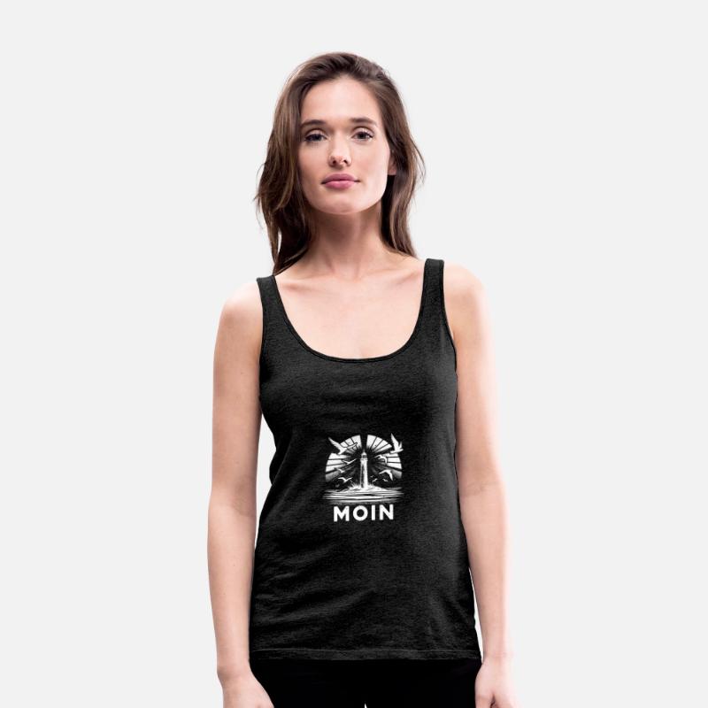 Lighthouse Moin Coastal Scene With Seagulls