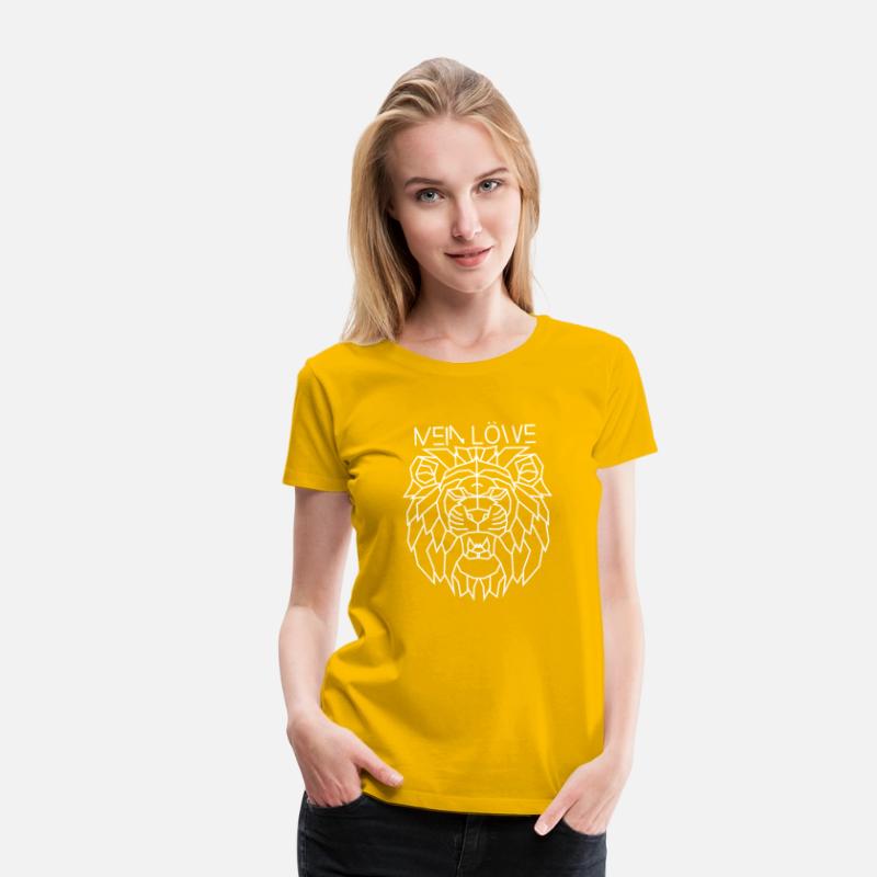 Lion animal geometric style