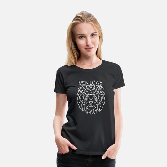 Lion animal geometric style
