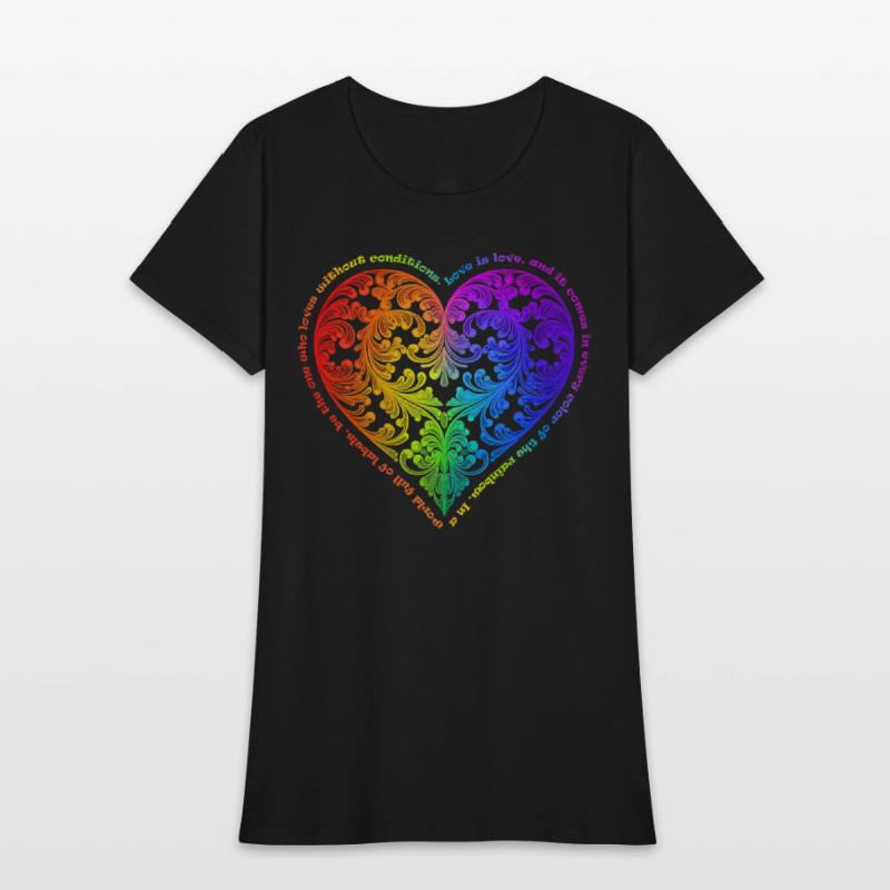 Love is love and it comes.. - Gradient Heart No.32
