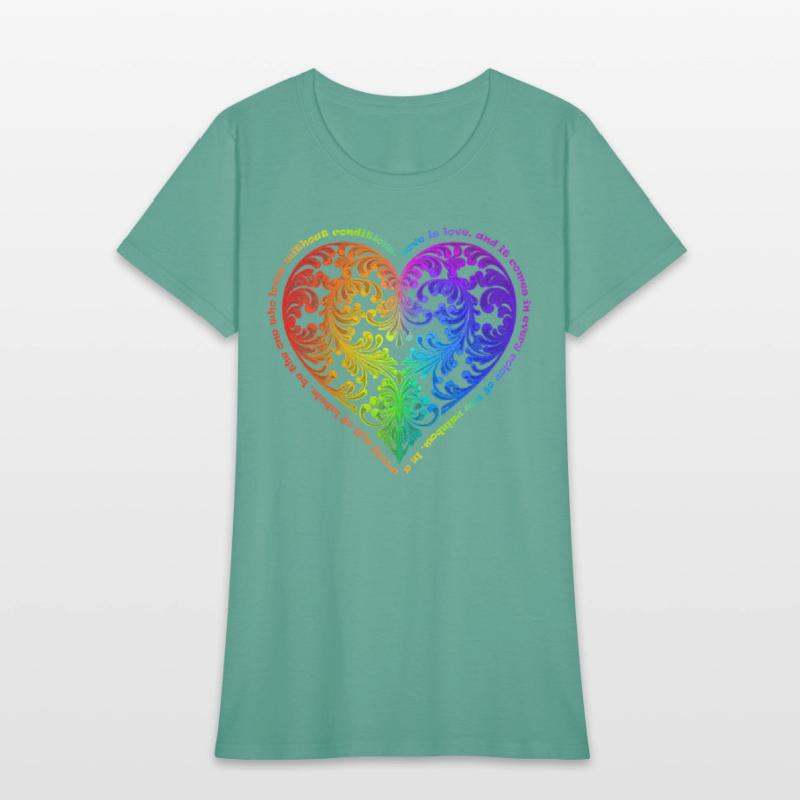 Love is love and it comes.. - Gradient Heart No.32