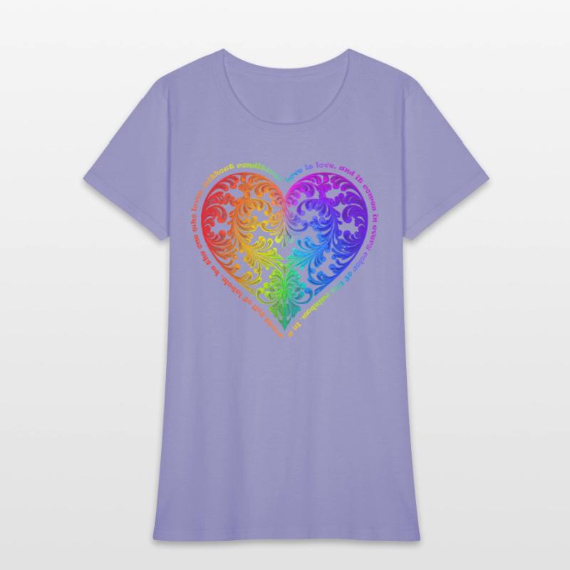 Love is love and it comes.. - Gradient Heart No.32
