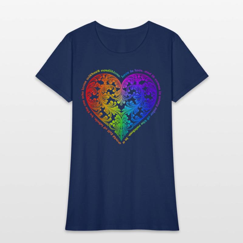 Love is love and it comes.. - Gradient Heart No.32