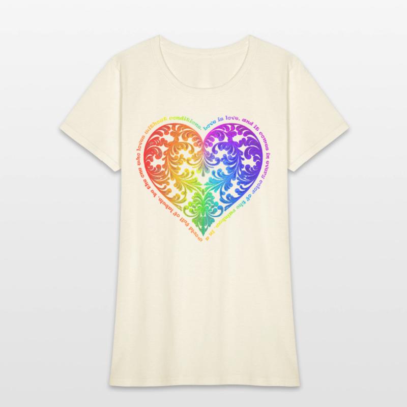 Love is love and it comes.. - Gradient Heart No.32