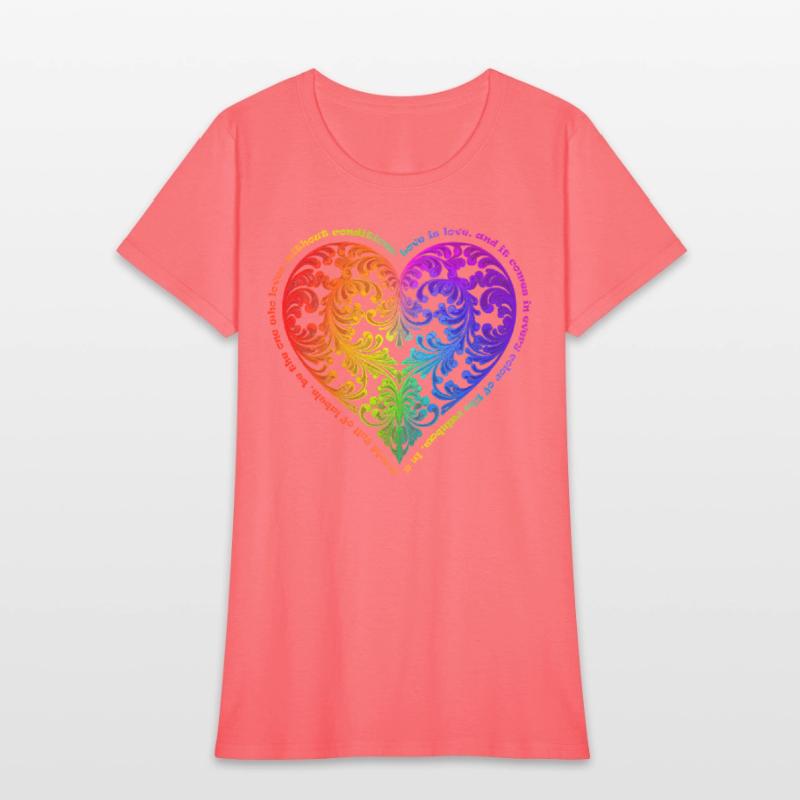 Love is love and it comes.. - Gradient Heart No.32
