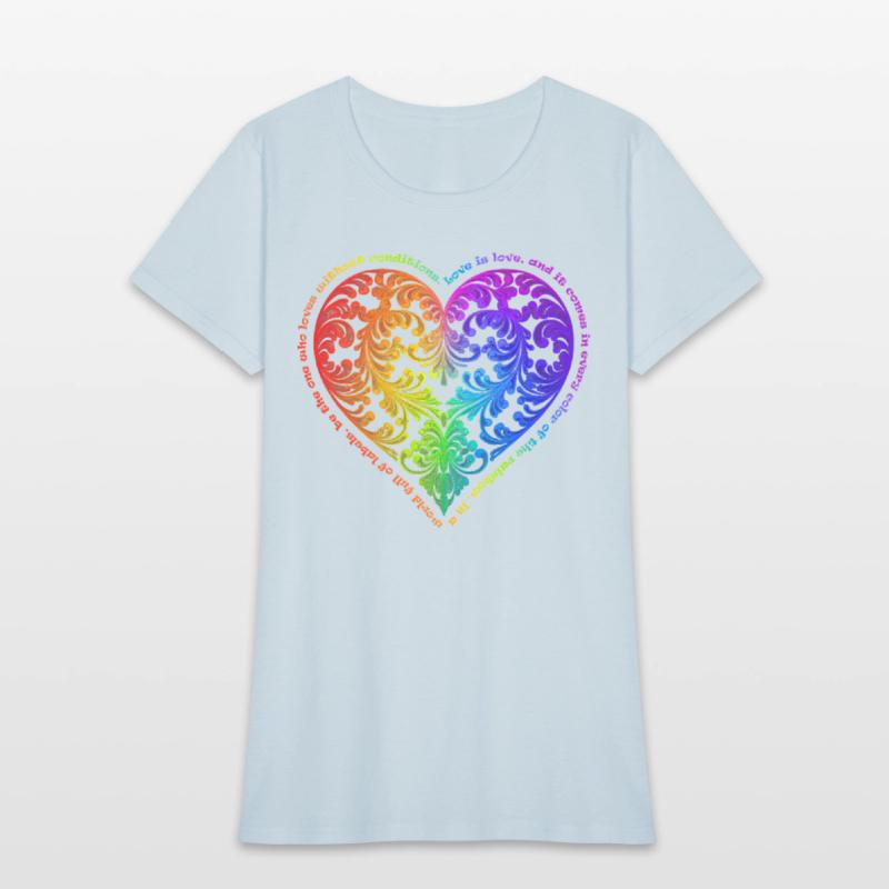 Love is love and it comes.. - Gradient Heart No.32