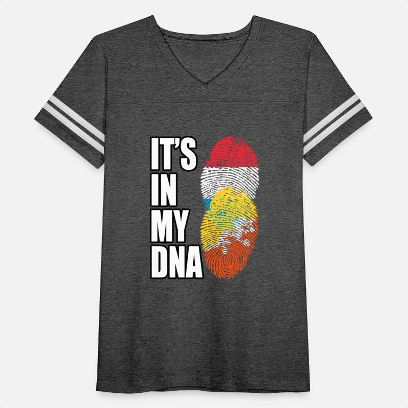 Luxembourgish And Bhutanese Mix Heritage DNA Flag