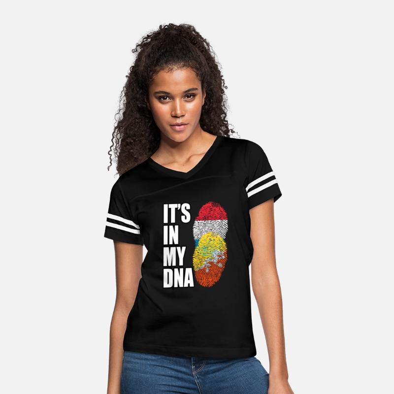 Luxembourgish And Bhutanese Mix Heritage DNA Flag