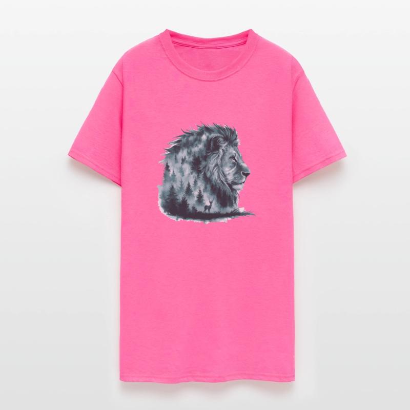 Majestic Lion in the Forest - Nature and Wildlife