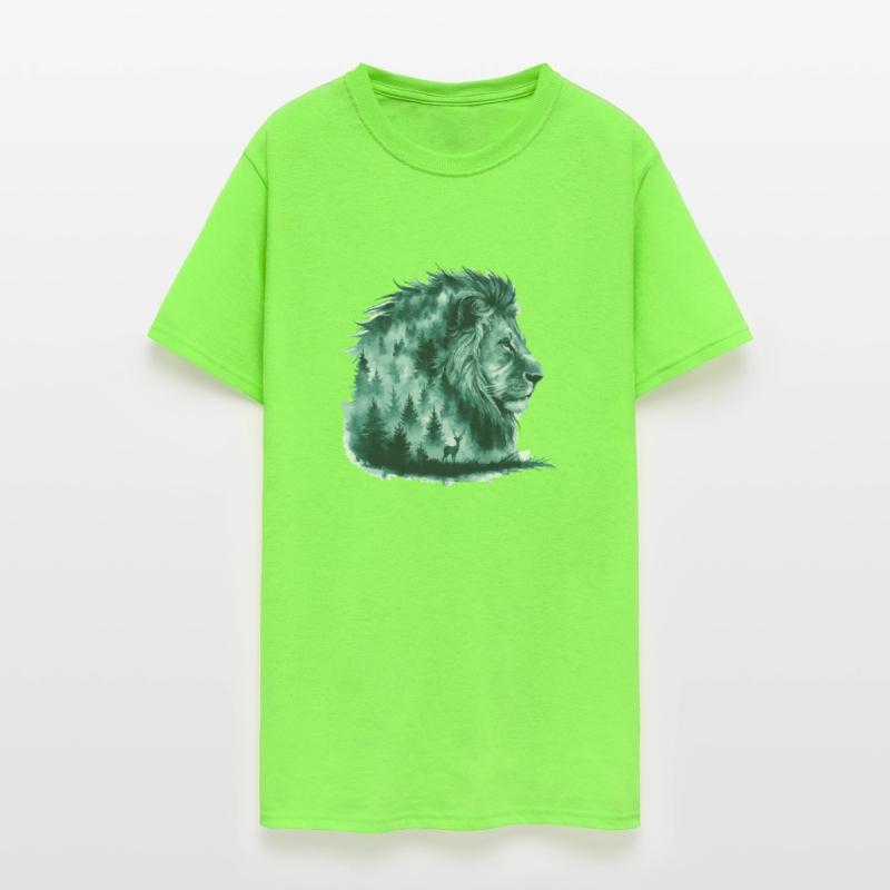 Majestic Lion in the Forest - Nature and Wildlife