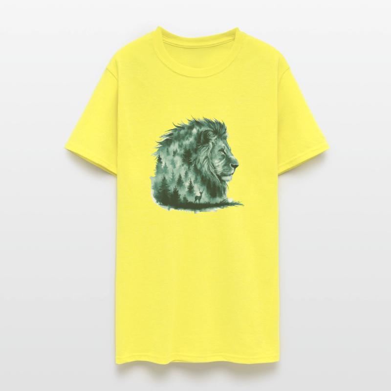 Majestic Lion in the Forest - Nature and Wildlife