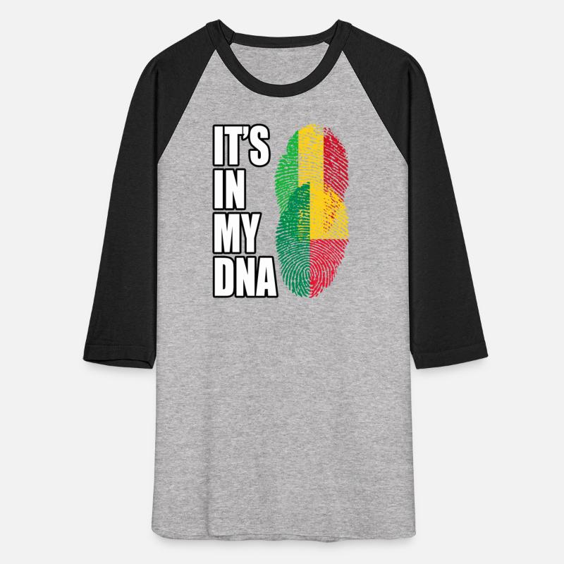 Malian And Benin Mix Heritage DNA Flag