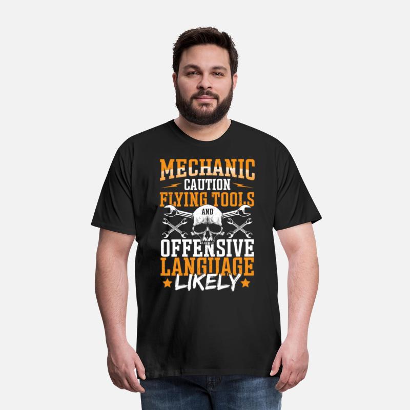 Mechanic Flying Tools And Offensive Language Car