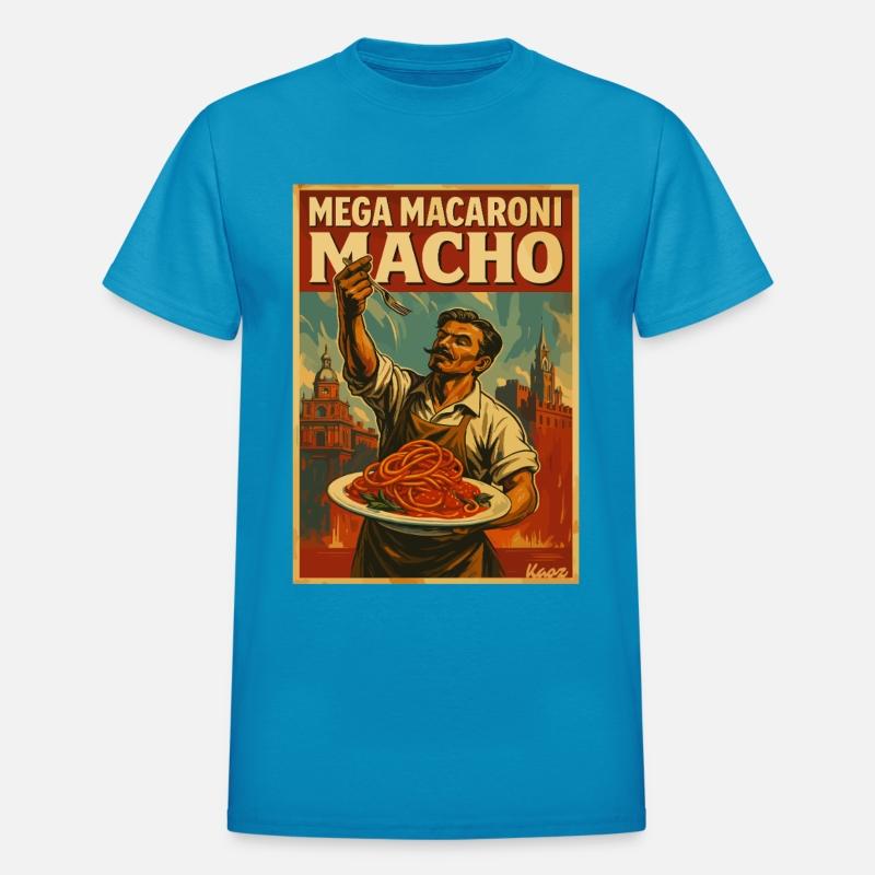 Mega Macaroni Macho – Pasta Power Pose
