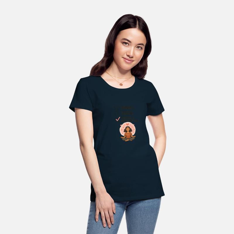 Mentally Dating My Peace T-Shirt – Funny Zen Check