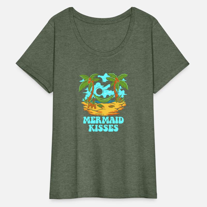 Mermaid Kisses Beach Swimming Ocean Swimmer