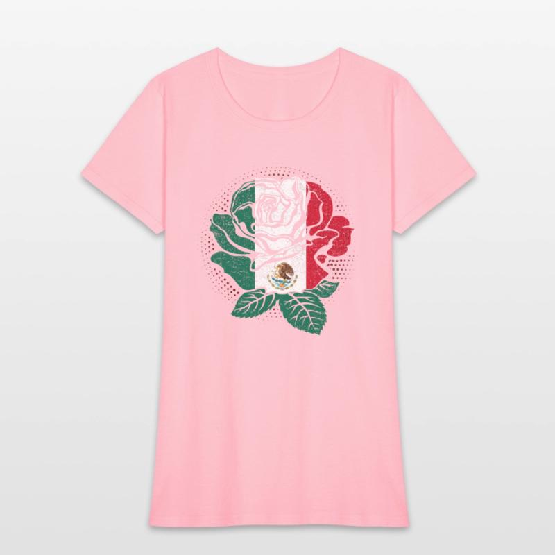 Mexico Rose Flower Mexico Flag Mexican