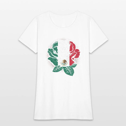 Mexico Rose Flower Mexico Flag Mexican