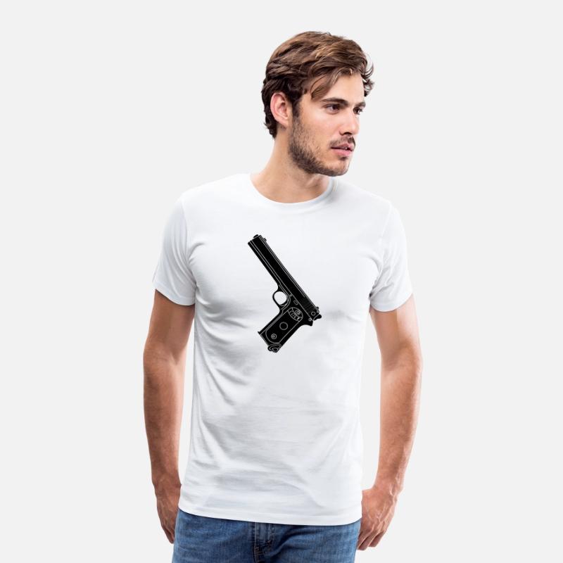 Military pistol 38 Colt shade picture