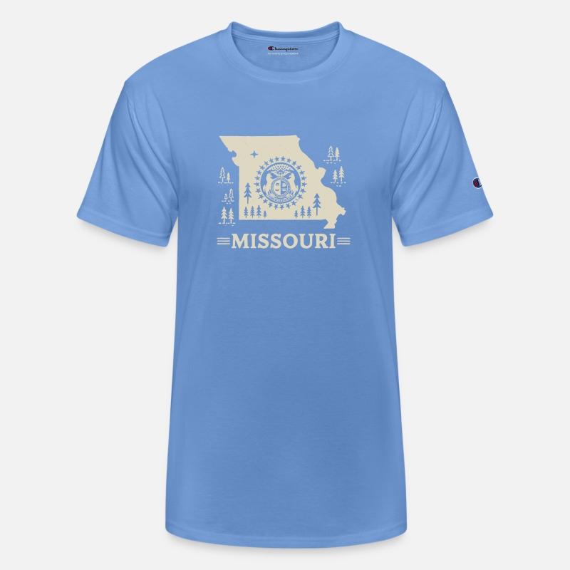 Missouri Vintage State Outline