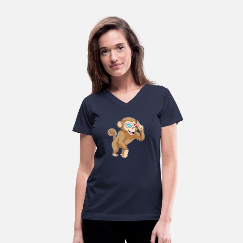Monkey With Glasses Funny Animal