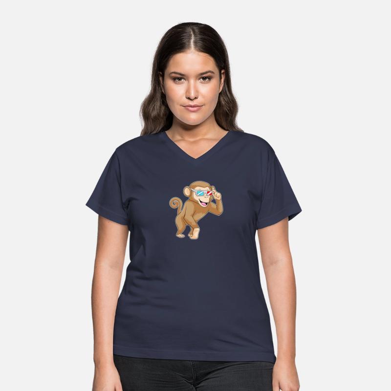 Monkey With Glasses Funny Animal