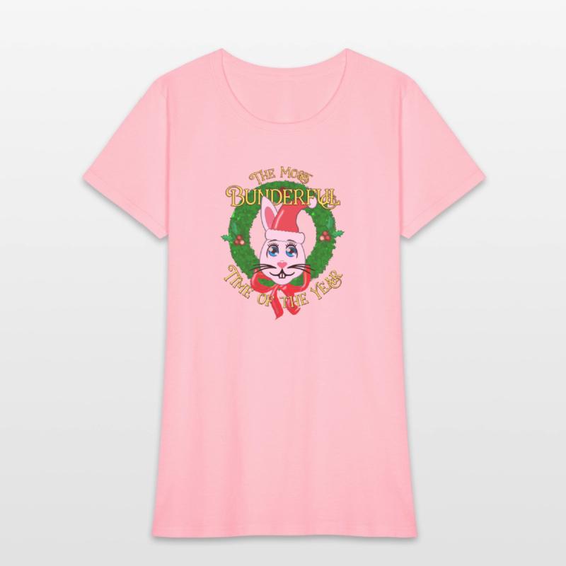 Most BUNderful Time of the Year Santa Hat Bunny