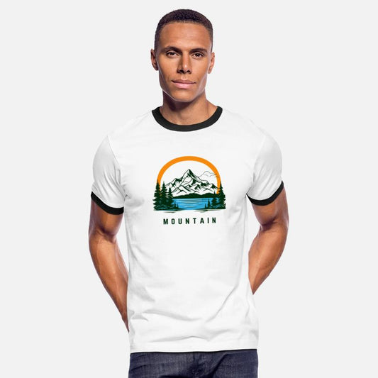 Mountain Forest Sea Iconic View