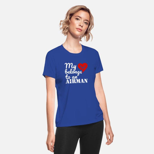 My Heart Belongs to an Airman T Shirt