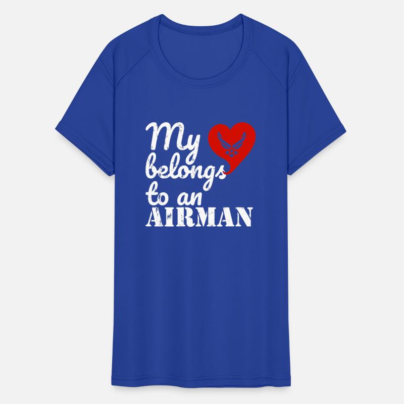 My Heart Belongs to an Airman T Shirt