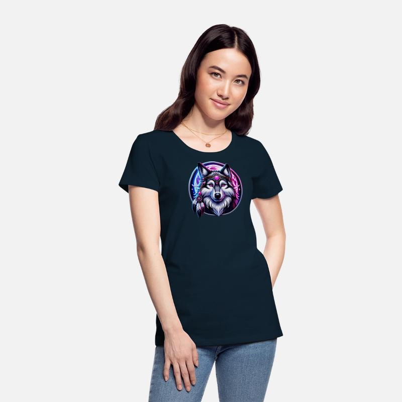 Mystic Wolf with Dreamcatcher Aura
