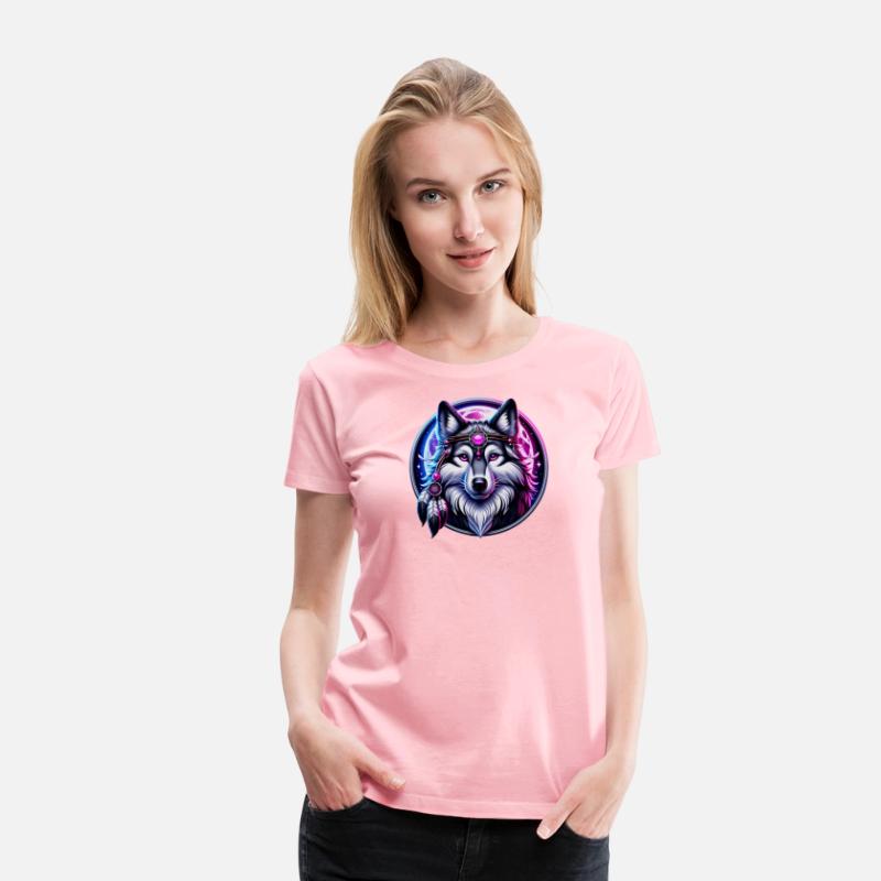 Mystic Wolf with Dreamcatcher Aura