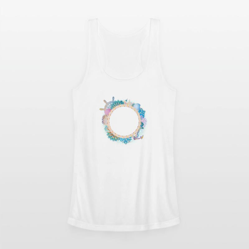 Nautical Rope Frame – with Corals & Shells