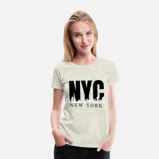 New York City Skyline Retro Style Urban