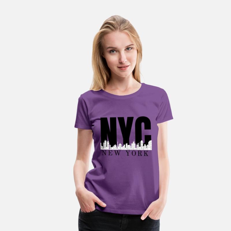 New York City Skyline Retro Style Urban