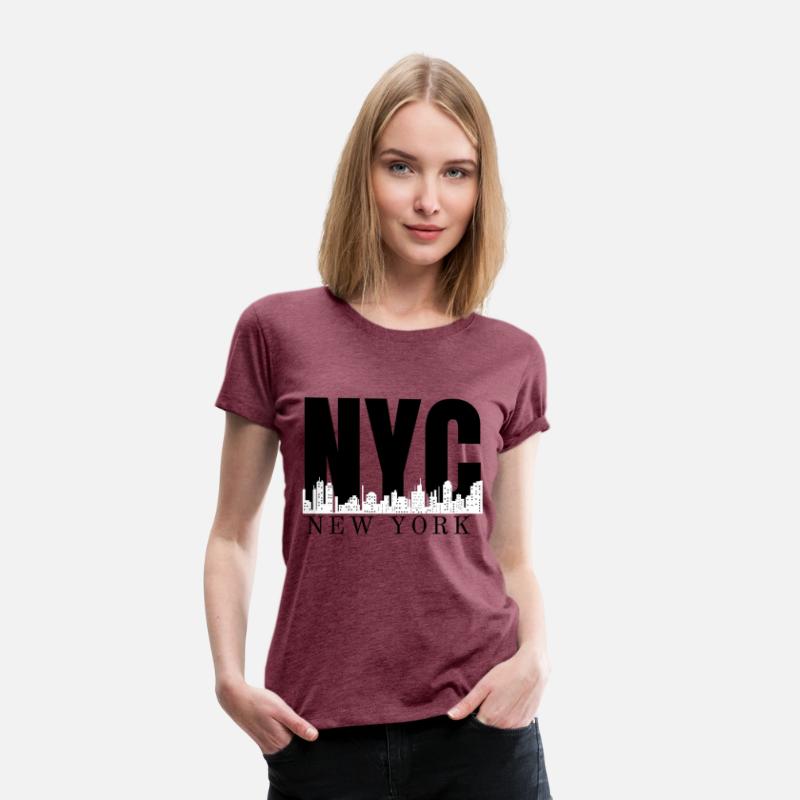 New York City Skyline Retro Style Urban