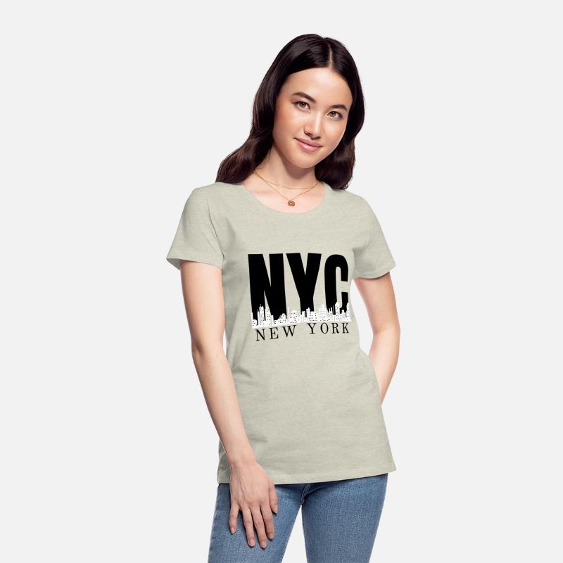 New York City Skyline Retro Style Urban