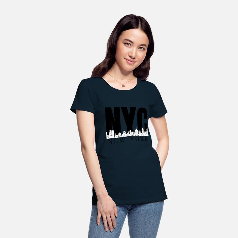 New York City Skyline Retro Style Urban