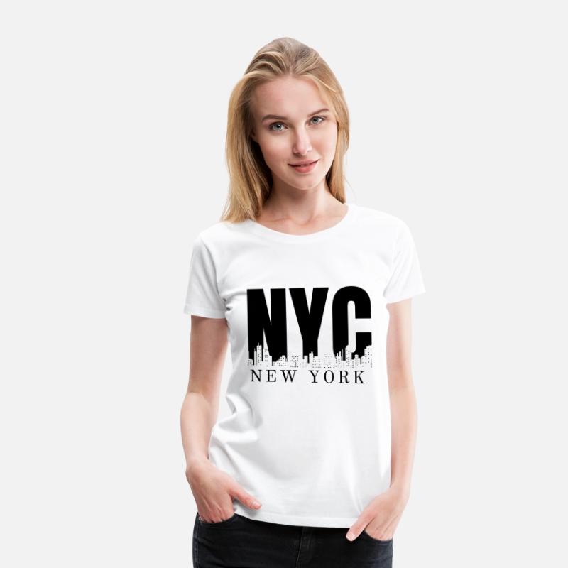 New York City Skyline Retro Style Urban