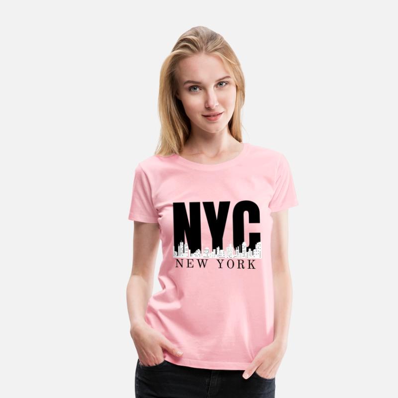 New York City Skyline Retro Style Urban