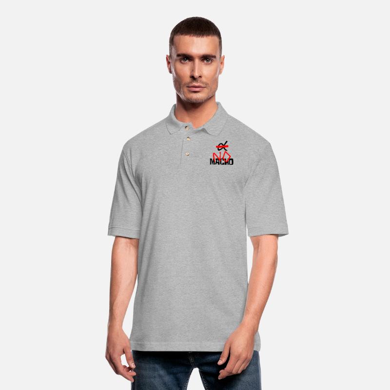 NO Macho (logo and text)